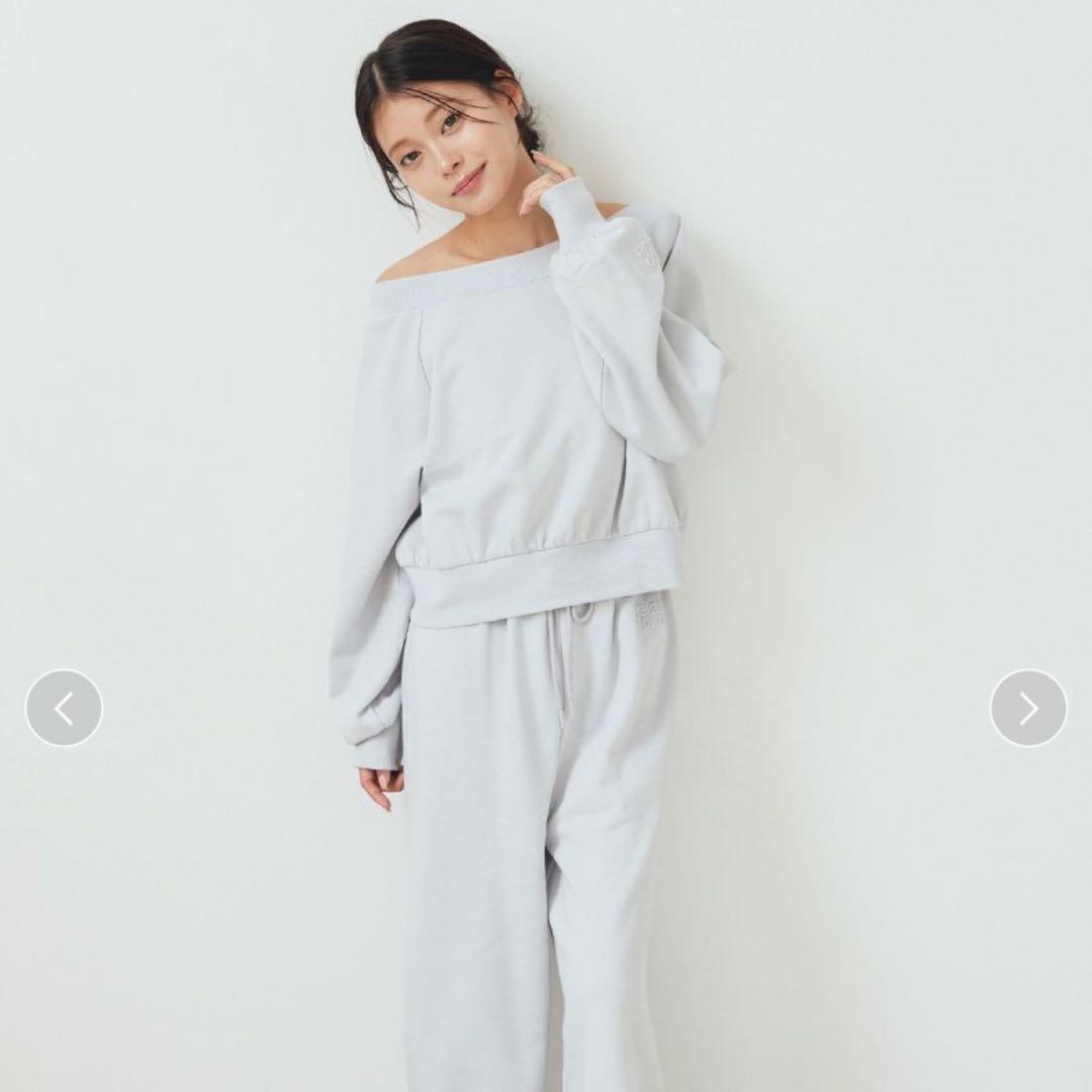 gelato pique ❇︎ 裏毛プルオーバー&裏毛ロングパンツ