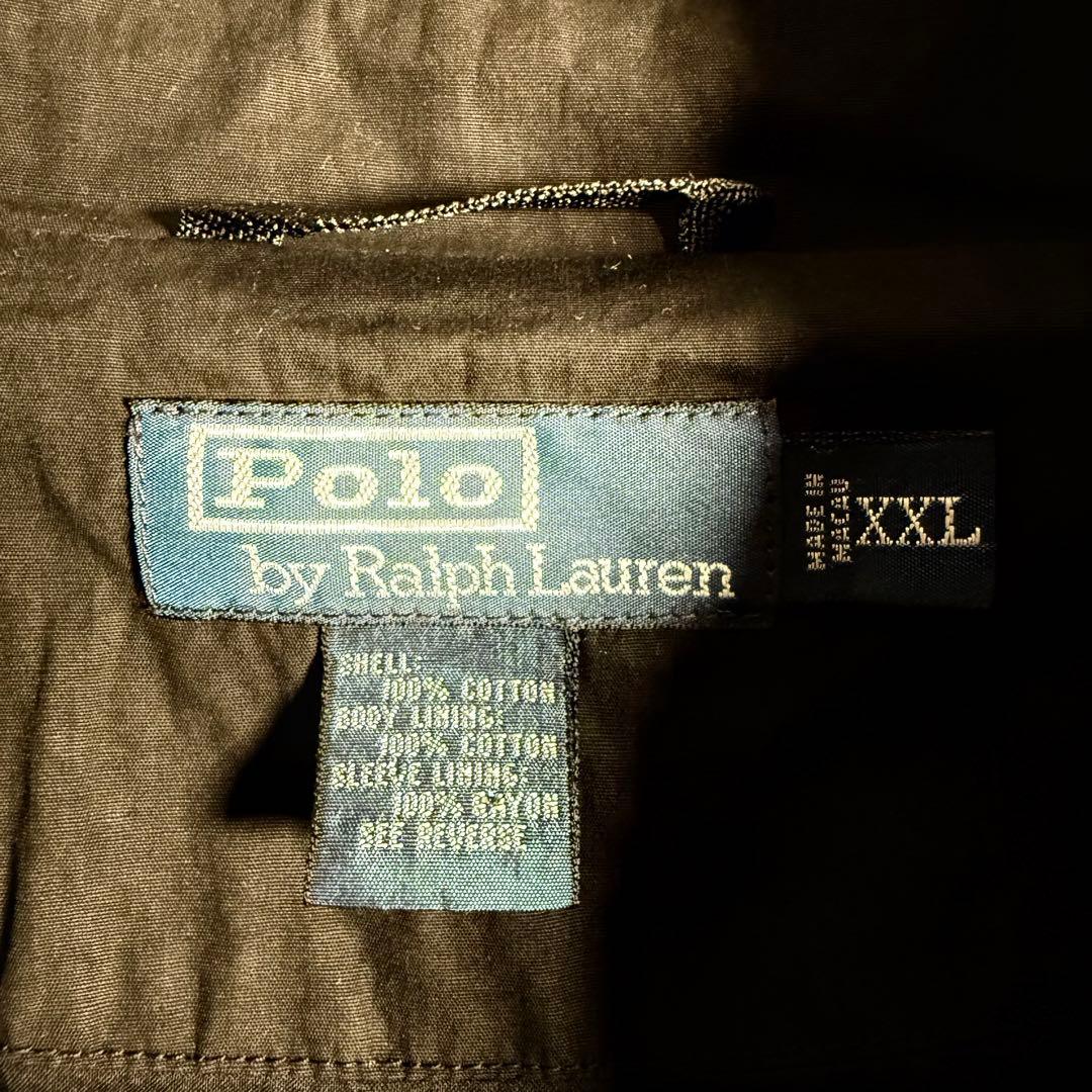 ⭐️希少⭐️ラルフローレン ジップアップブルゾン XXL 90s ririジップ 黒