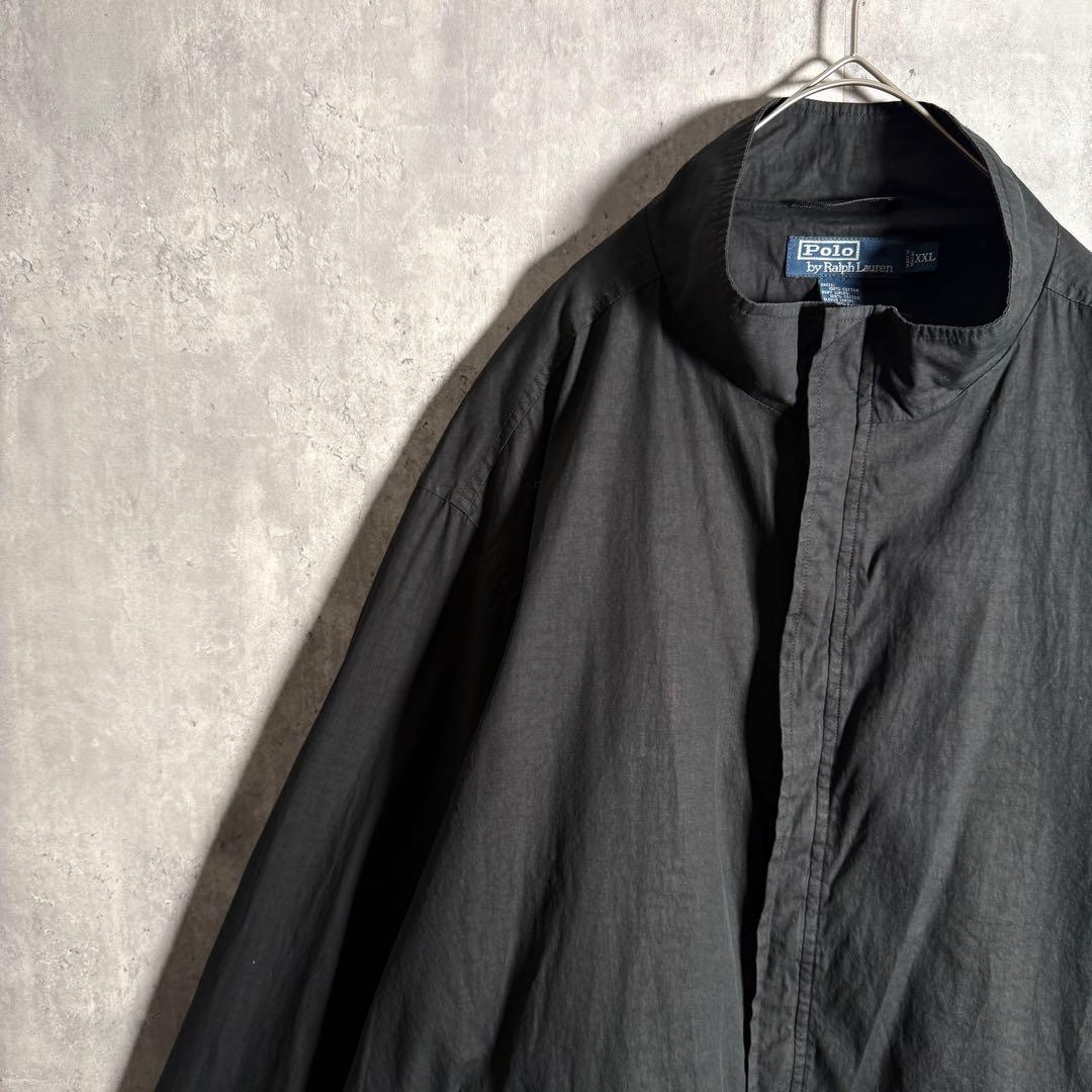 ⭐️希少⭐️ラルフローレン ジップアップブルゾン XXL 90s ririジップ 黒