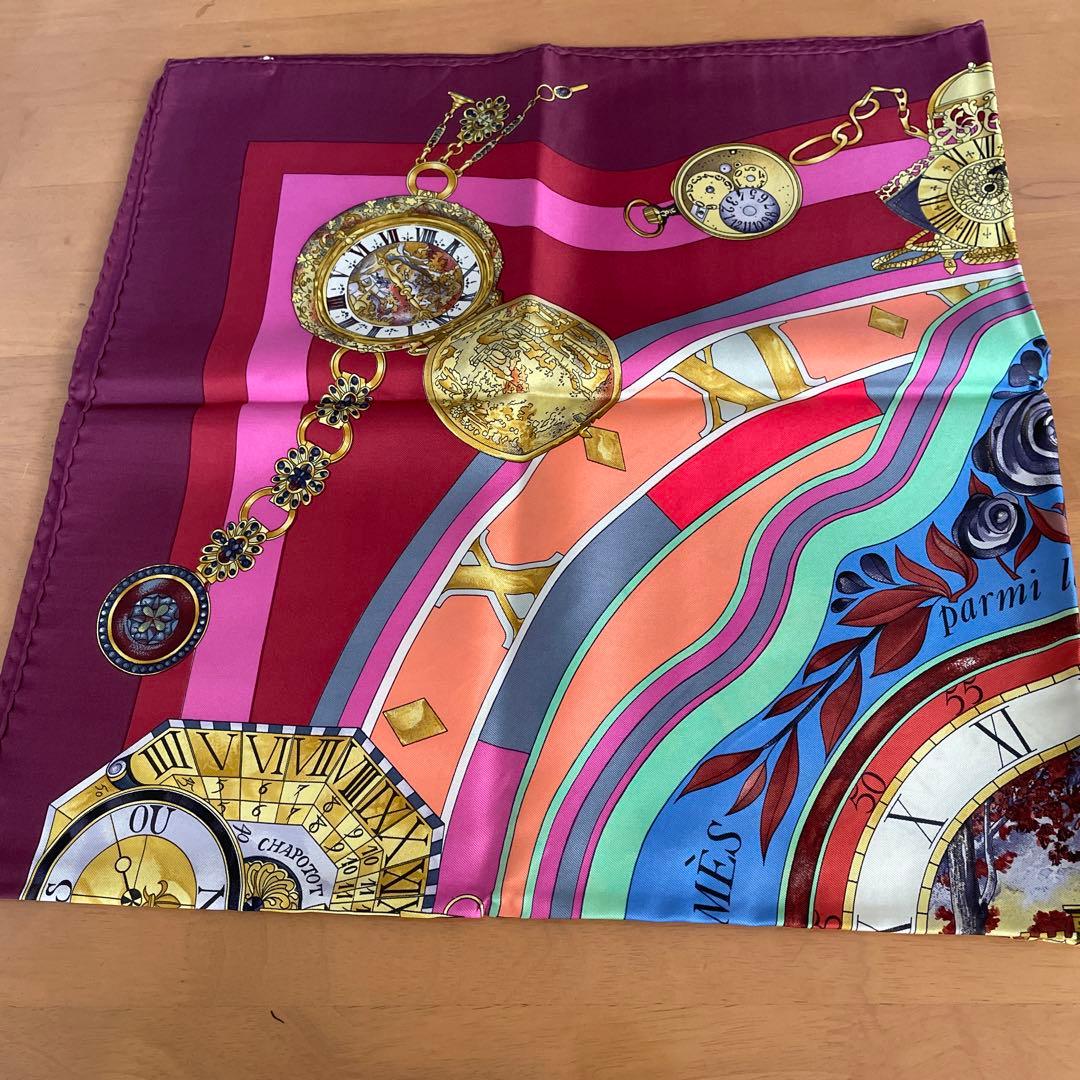 専用です♪HERMÈS 時計モチーフ スカーフ