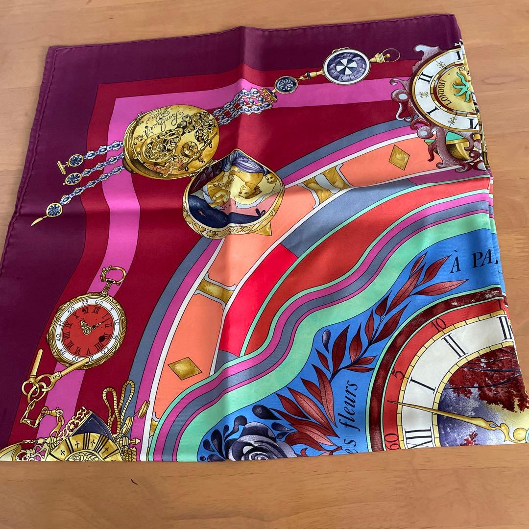 専用です♪HERMÈS 時計モチーフ スカーフ