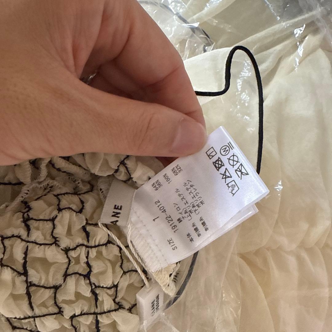 クラネ COLOR STITCHED SHIRRING TOPS サイズ1