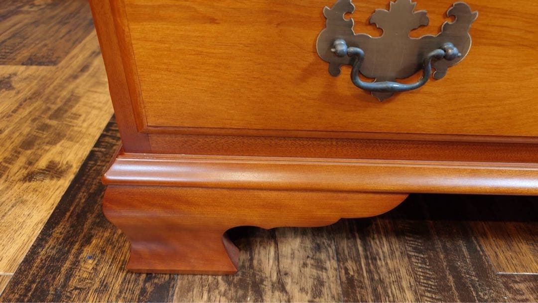 週末セール【新品・未使用】美品 横浜ダニエル チェストドレッサー ラウンド鏡付