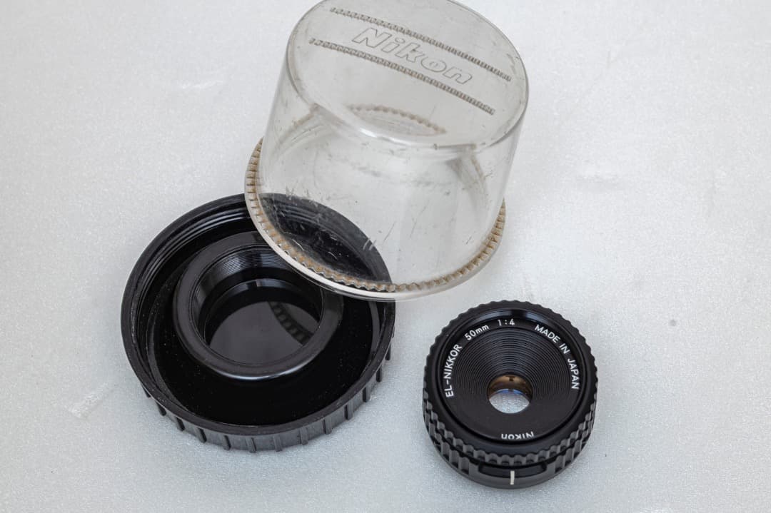 モノクロ引き伸ばし機　LUCKY 70M-R Nikon50mm引き伸ばしレンズ