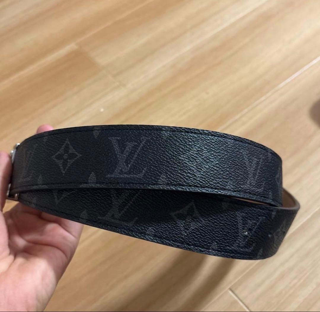 せ*ぼ様 Louis Vuitton ブラック ベルト モノグラム