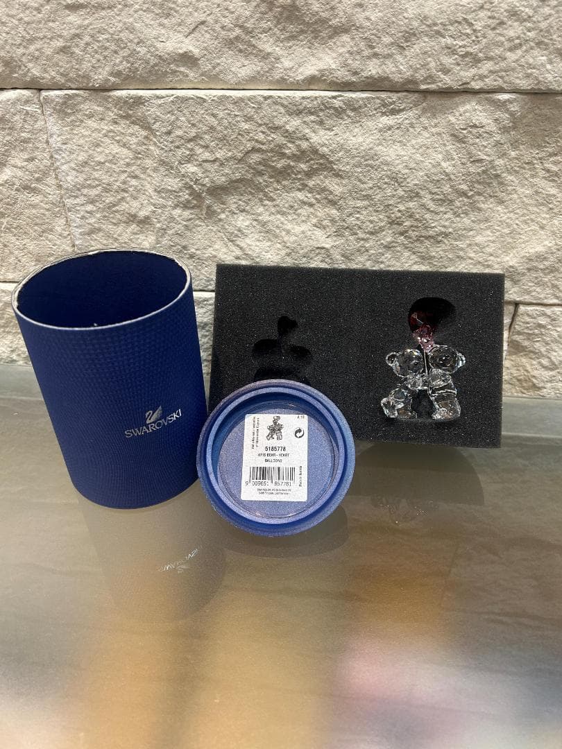 SWAROVSKI スワロフスキー クリスベア カップル ハート バルーン