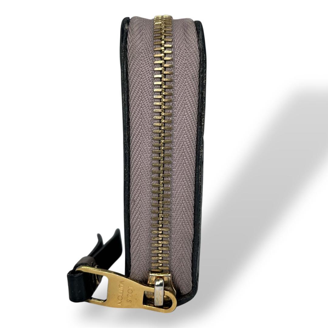 ルイヴィトン　長財布　ジッピーウォレット　モノグラム　アンプラント　黒