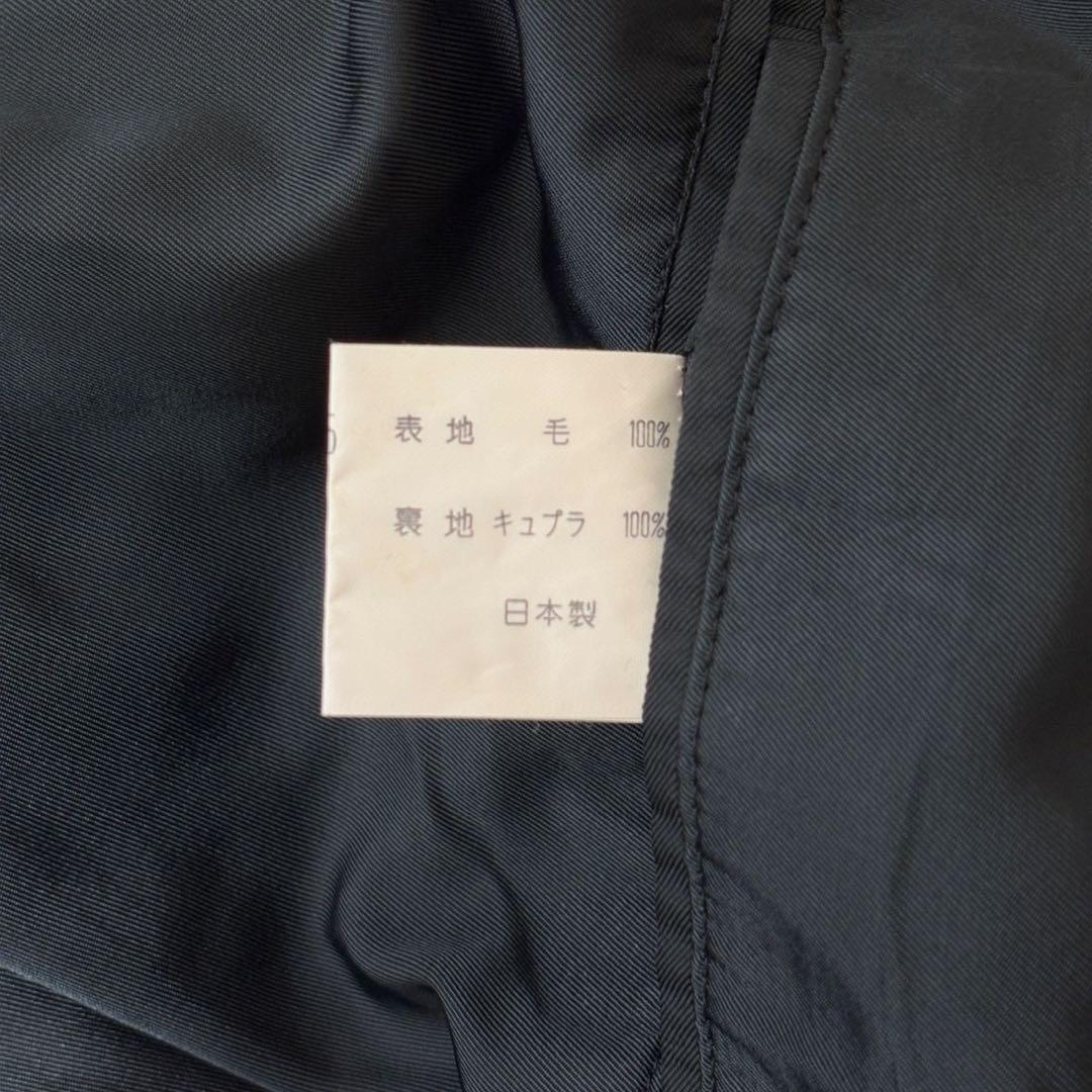 SHIN HOSOKAWA ロングコート ウール M ブラック CB42