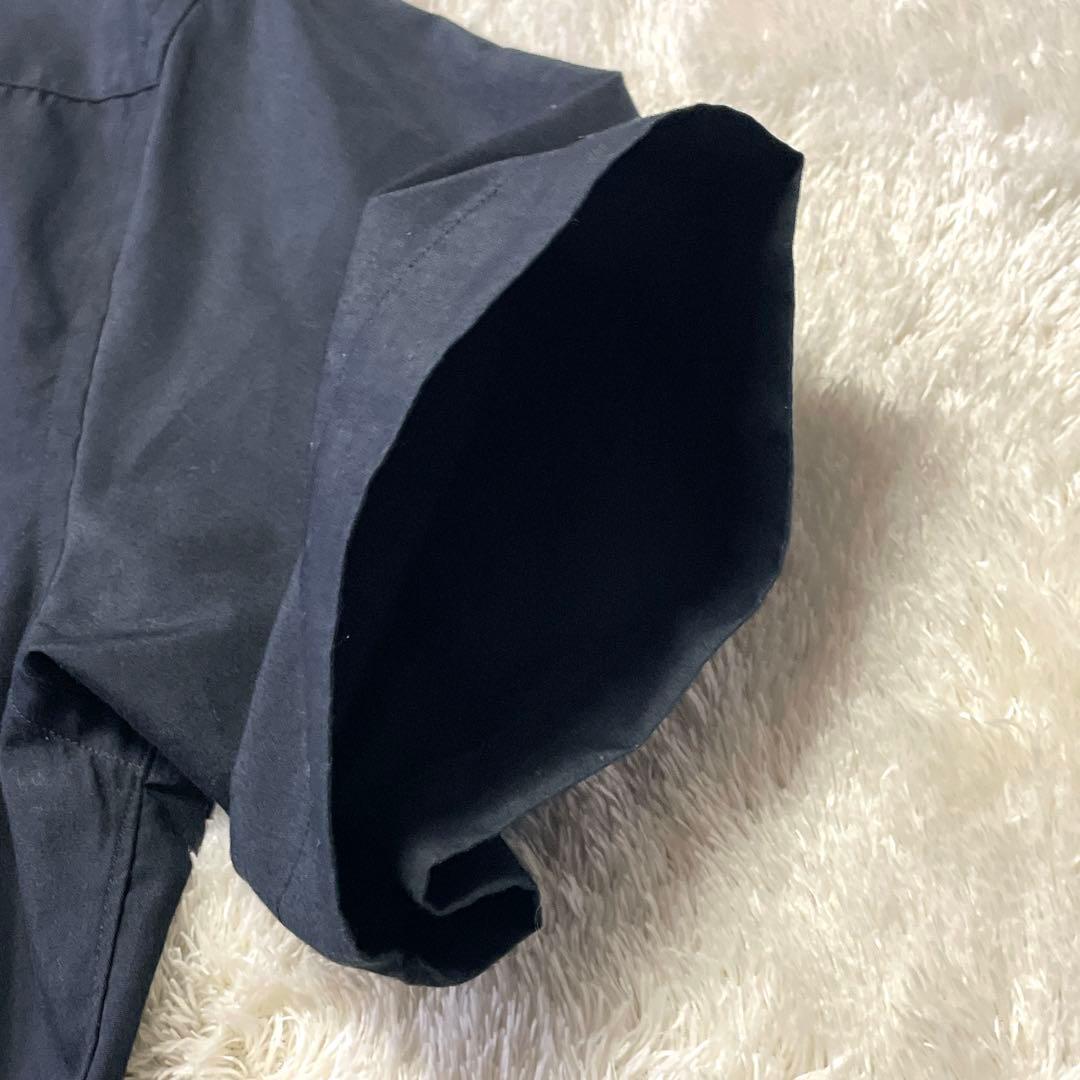 コムデギャルソン オムプリュス 半袖 シャツ フリル リバーシブル AD1998