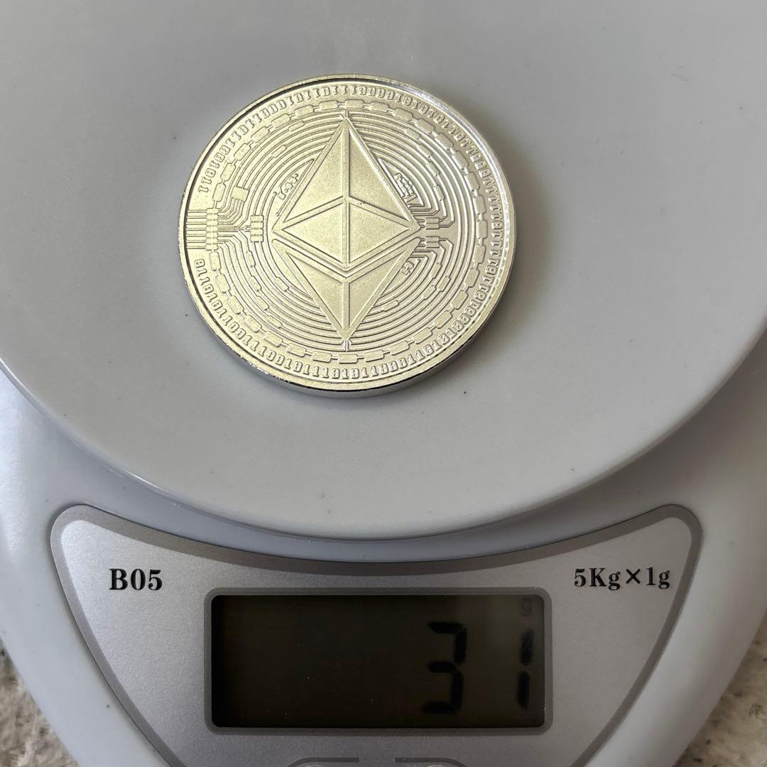 希少✴︎純銀】イーサリアム銀貨 チャド共和国 SILVER.999 （非流通品）