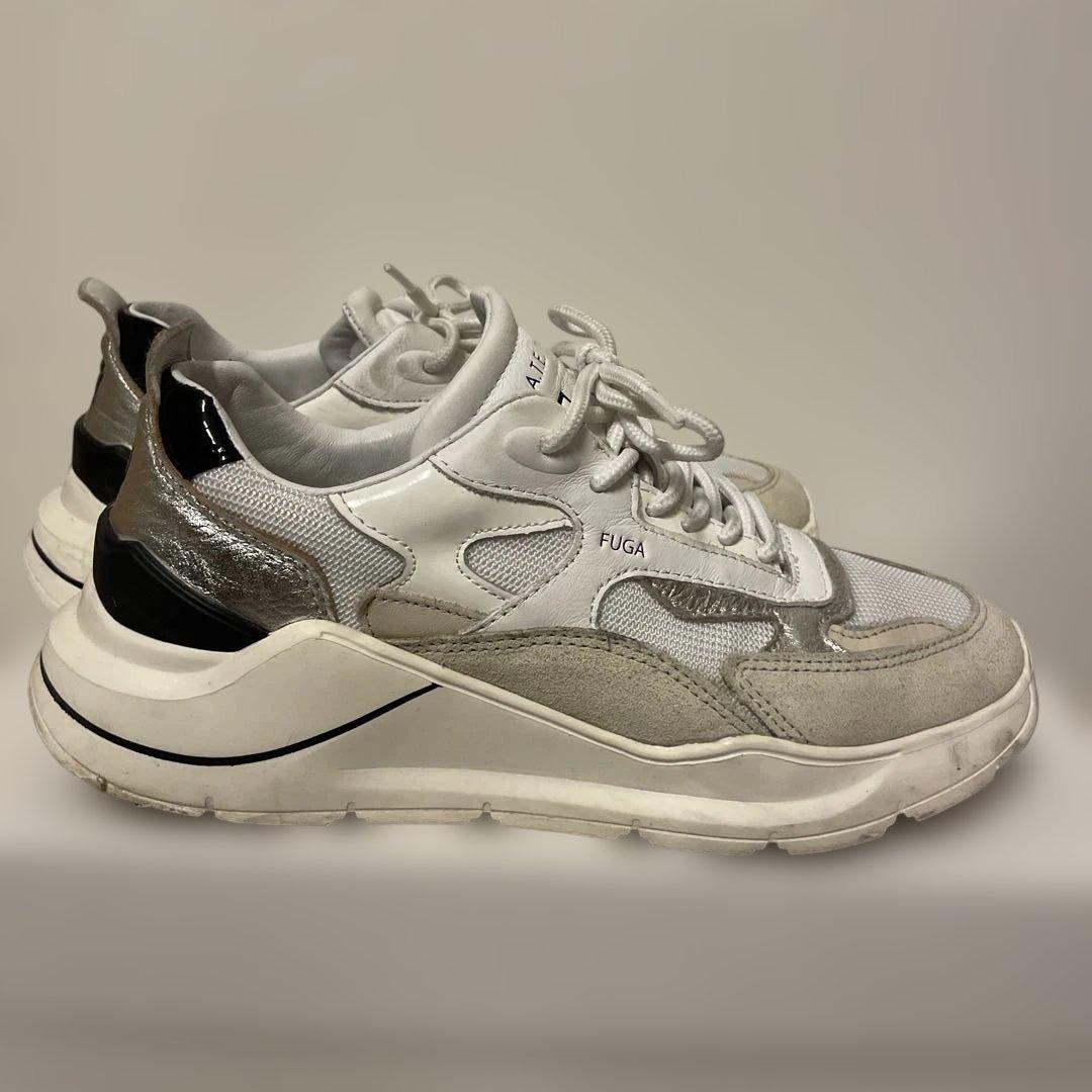 専用です。D.A.T.E. ホワイト/シルバー スニーカー 23.5