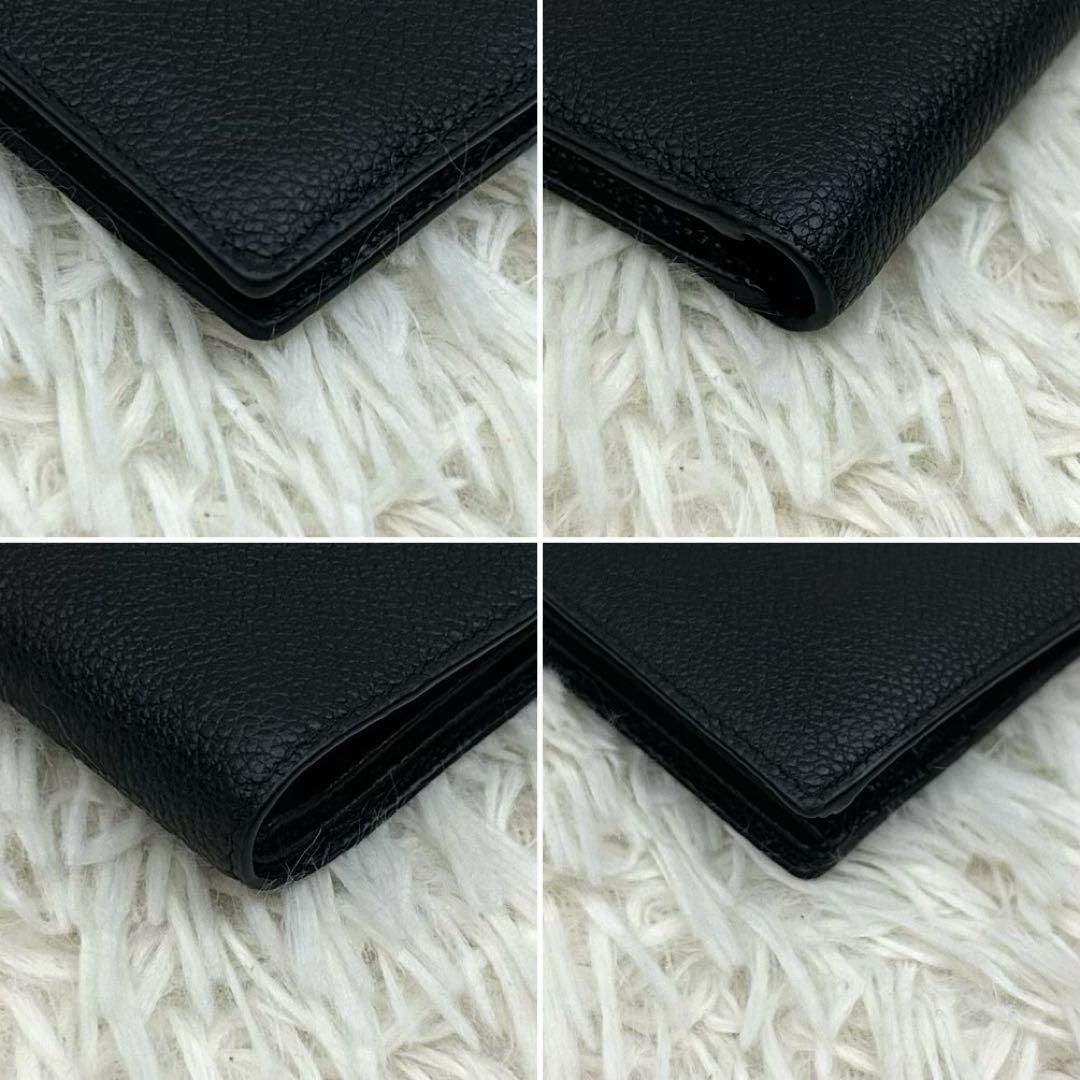 【未使用級】新型RFID PRADA シボ革 二つ折り財布