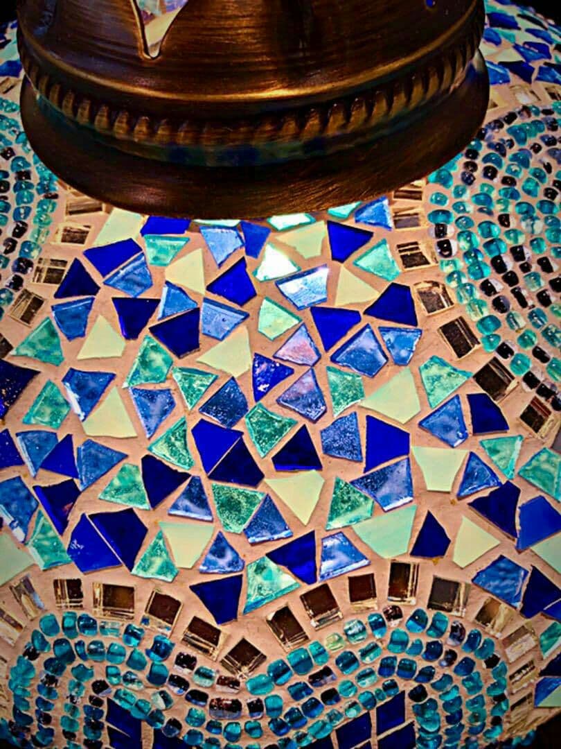 【30%OFF 期間限定セール 7/25まで】トルコランプ 大（ブルー）65