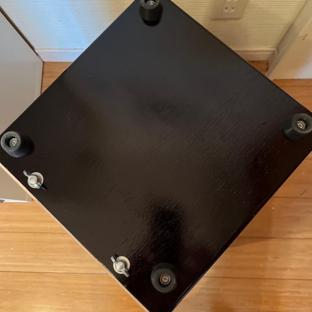 友澤木工Cajon ナチュラル・黒ツートンカラー