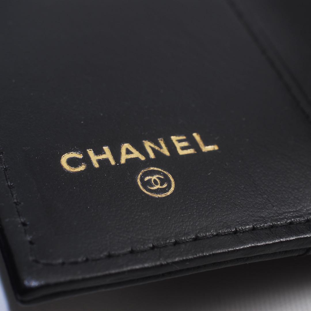 シャネル19＊ディズヌフ＊Wホック＊三つ折り＊スモールフラップウォレット