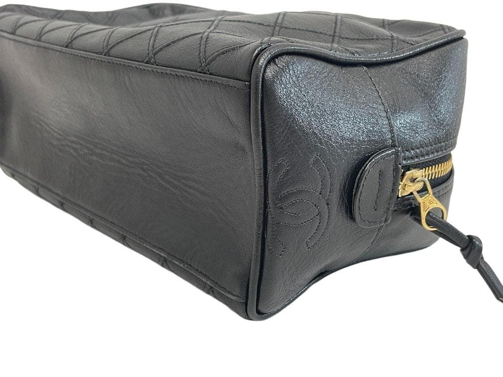 シャネル 1番台 ビコローレ レザー ヴィンテージ ポーチ MBZ023