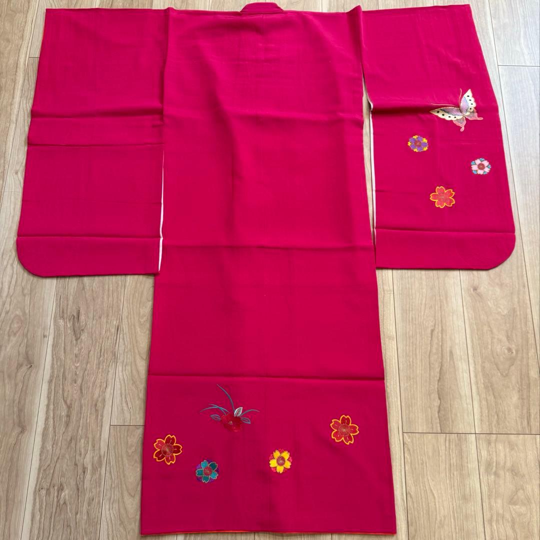 csty 美品 一点物 七五三 3歳 7歳 着物 着物セット 刺繍