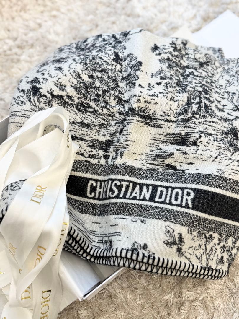 Christian Dior 大判ひざ掛け、毛布