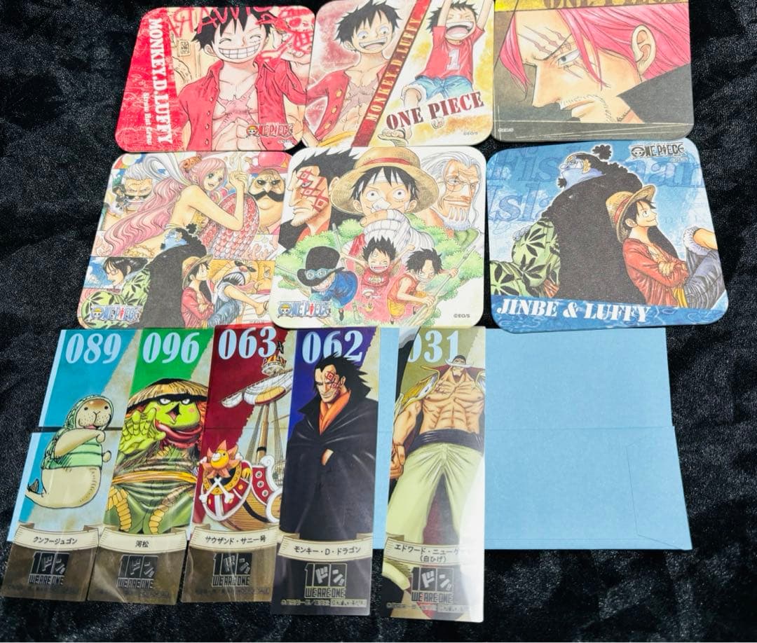ONE PIECE アートコースター ルフィ シャンクス　など
