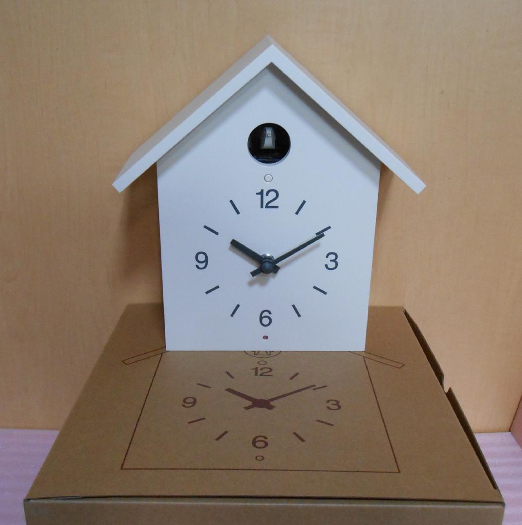 無印良品　鳩時計 大 ホワイトW－１１