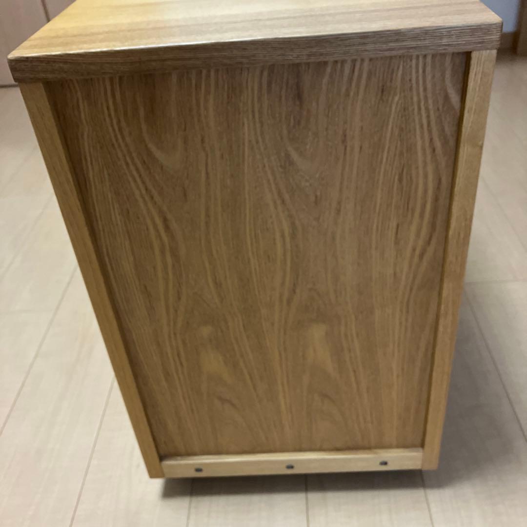 【直接お渡し】無印良品 タモ材 デスク/キャビネットセット　勉強机　中古