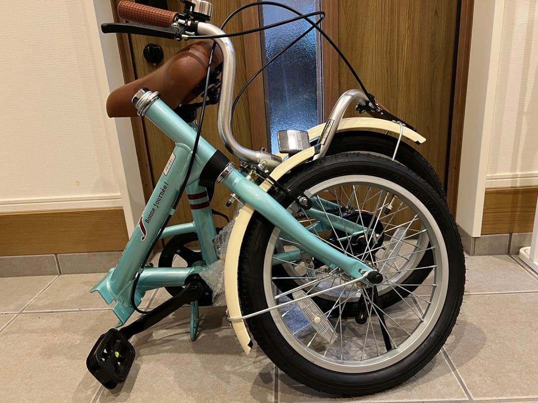 【たのメル便限定】16インチ折りたたみ式自転車 f