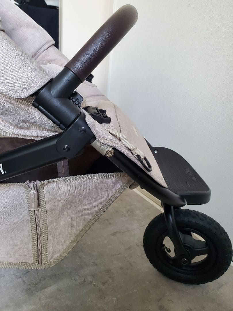 エアバギー ココプレミア フロムバース レインカバー付き　アースグレー