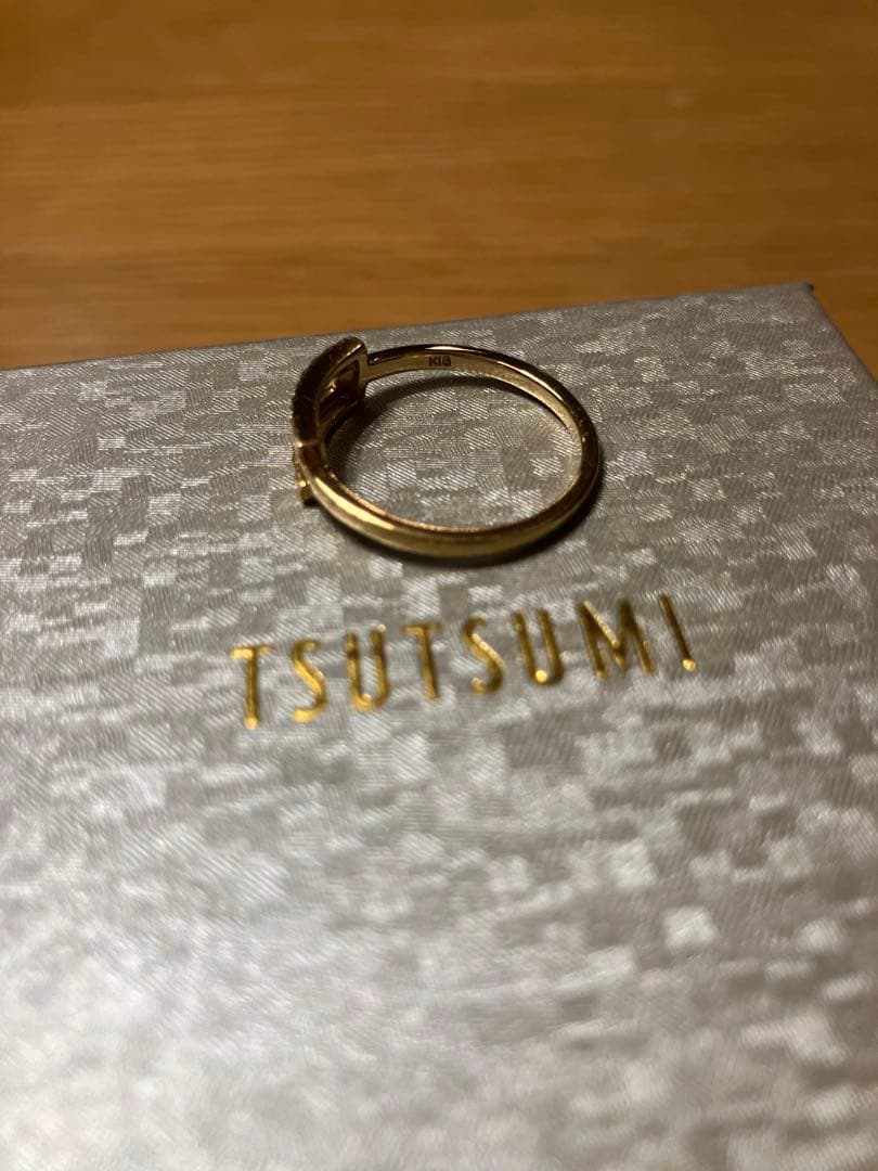 ★美品★TSUTSUMI K18金ゴールドリング
