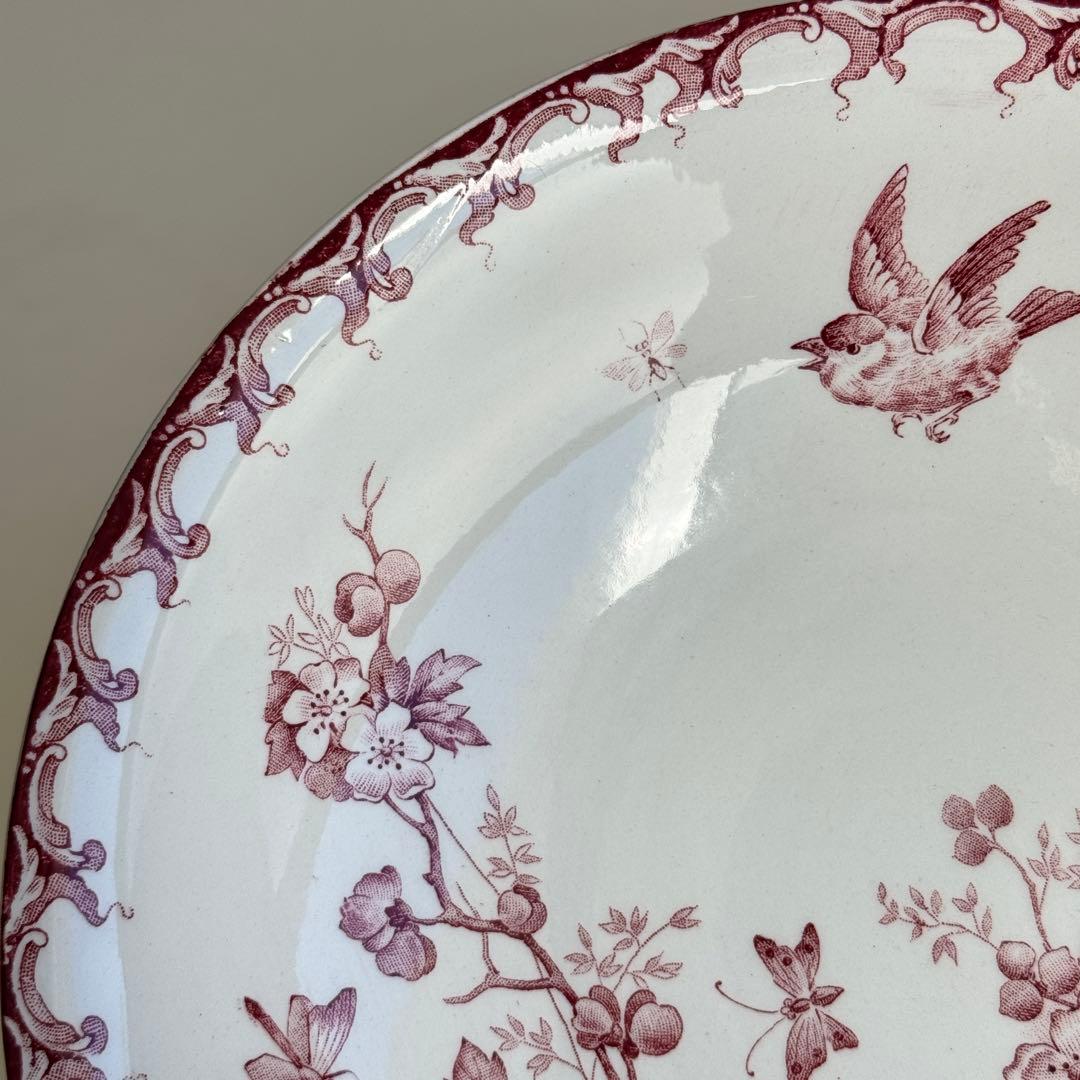 美品　フランスアンティーク　サンタマン　オーべピーヌ　コンポティエ