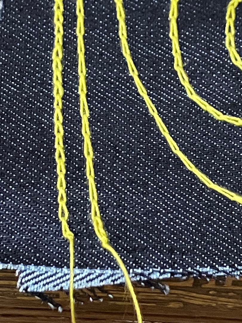 LEADチェーンステッチ・ミシン★整備・調整機★実働単環ミシン★昭和アンティーク