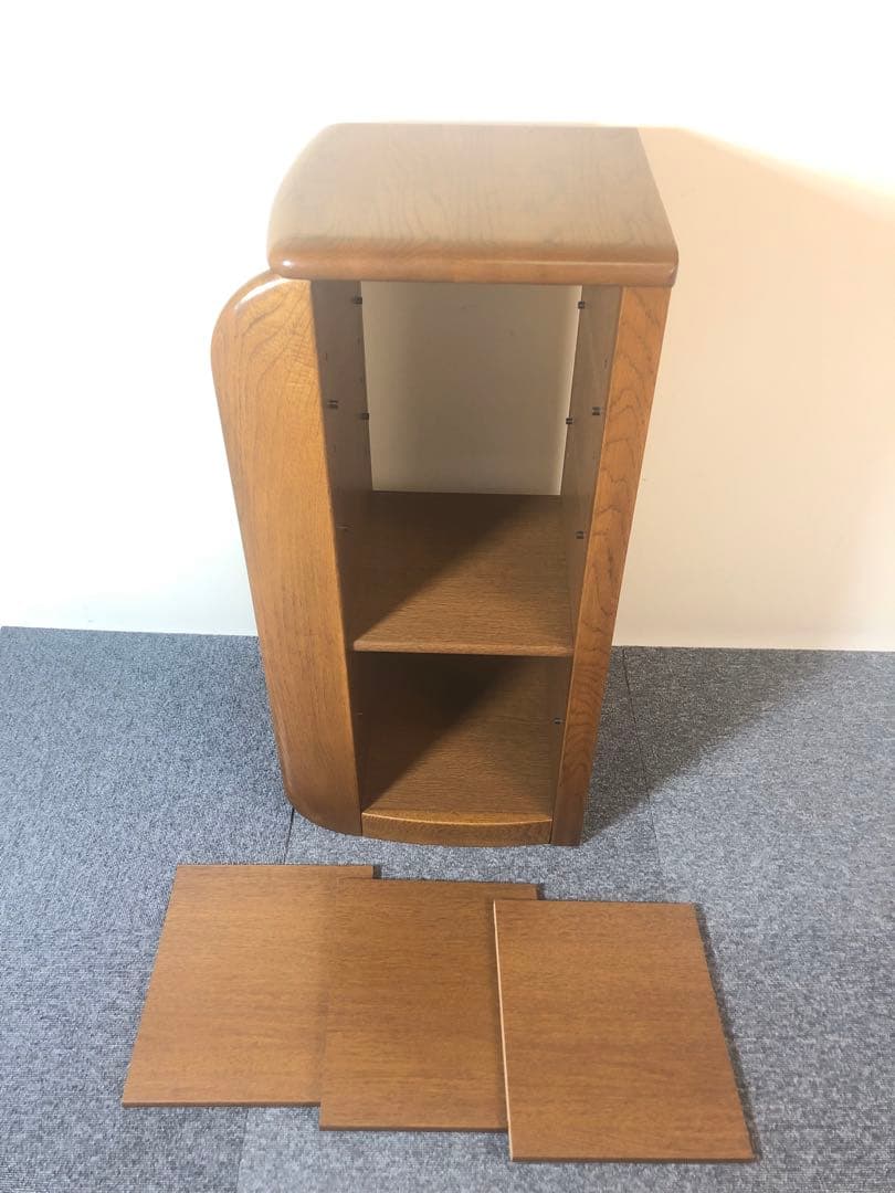 浜本工芸 シューズラック スリッパラック 木製 棚 花台 電話台 収納棚