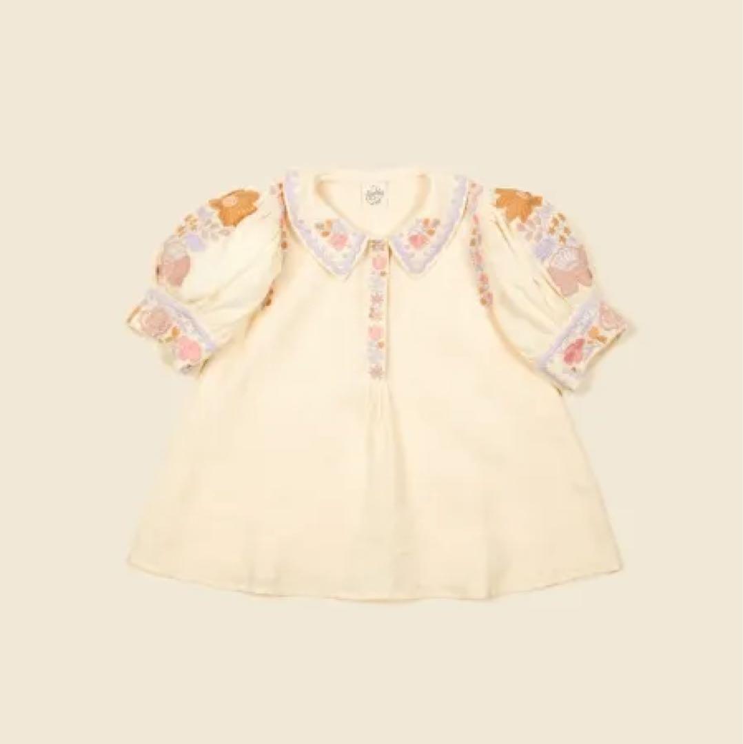 Apolina. 半袖ブラウス　5-7Y