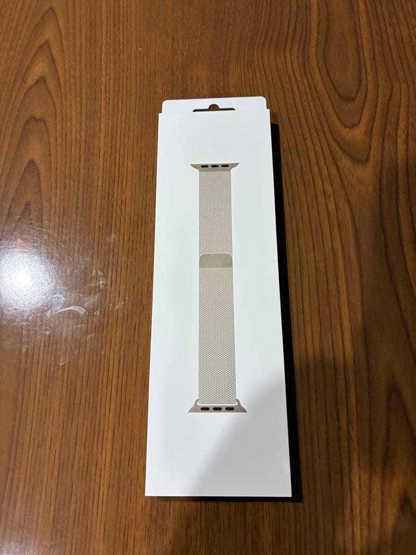 Apple純正　42mmケース用ゴールドミラネーゼループ
