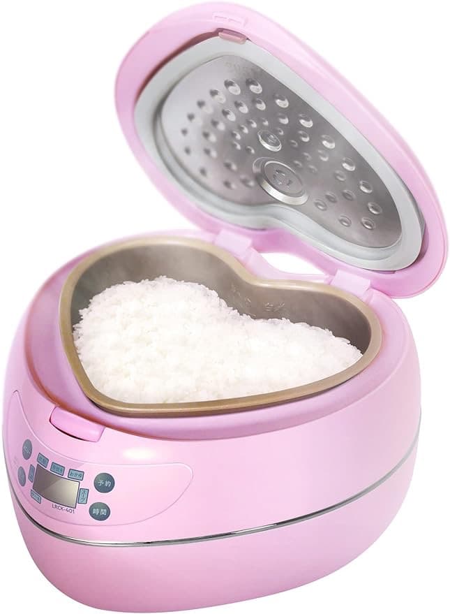 ハートライスクッカー LRCK-401 ハート型炊飯器 3.5合炊き