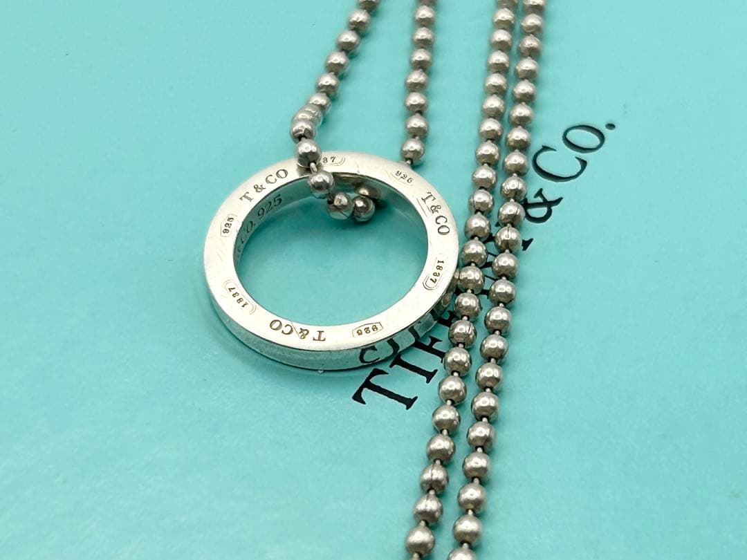 ティファニー 1837 サークル ネックレス Ag925 シルバー