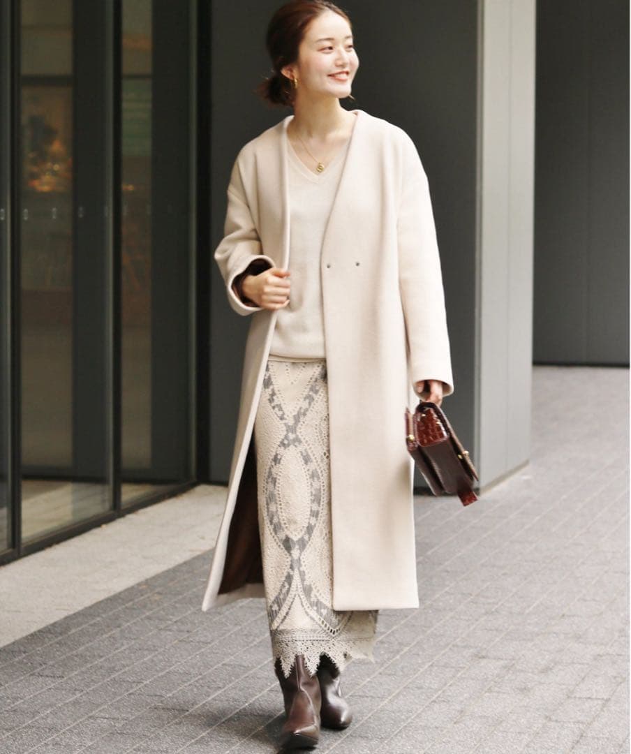 ☆ミモザ☆ イエナ 定価48,400円 MANTECOノーカラーコート