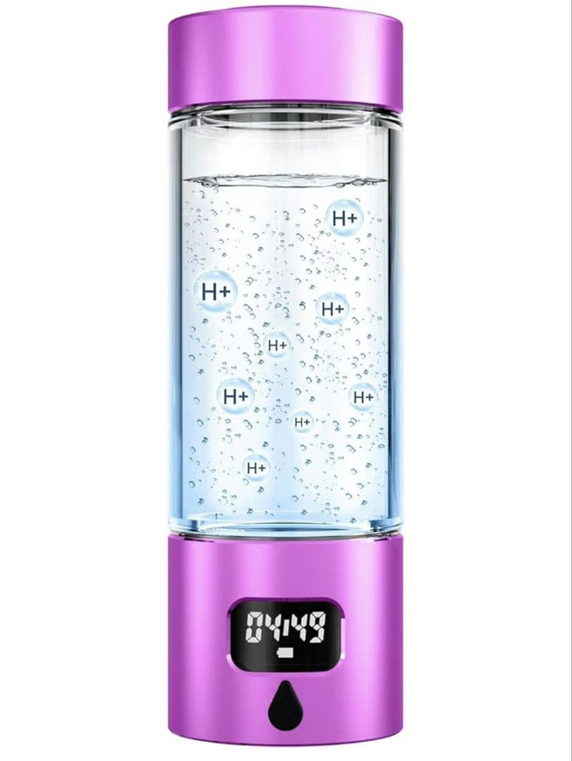 水素水生成器、5000PPB携帯式水素水 高濃度、水素イオンモード二つ付き