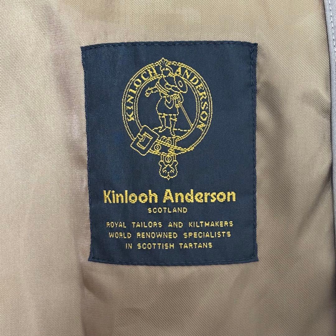 Kinloch Andersonキンロックアンダーソン ステンカラーコート LL