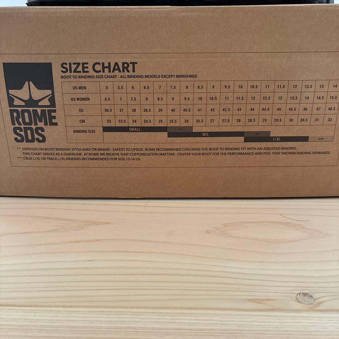 Rome vice ビンディング S 23/24 黒　ローム　バイス