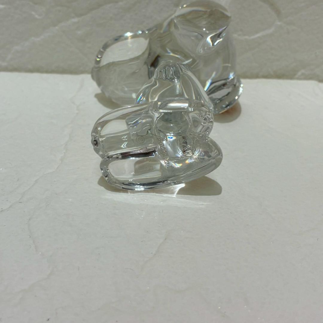 ♥【472】Baccarat バカラ スヌーピー オブジェ 置物　クリスタル