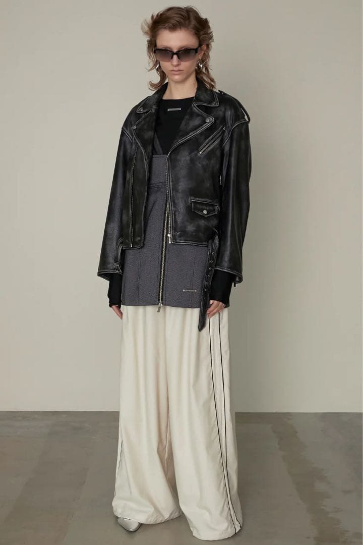 PRANK PROJECT ラブオフCOWレザーライダースジャケット