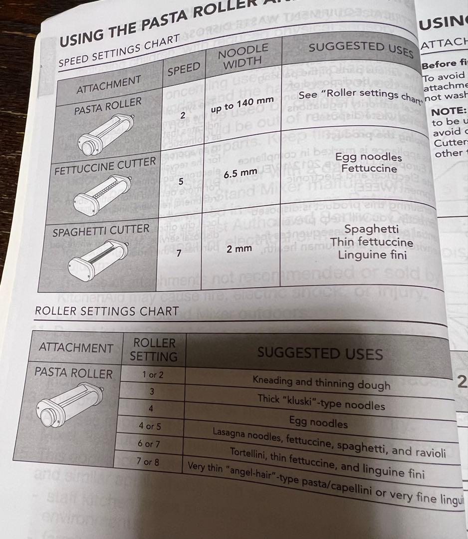 KitchenAid パスタローラー＆カッターセット キッチンエイド