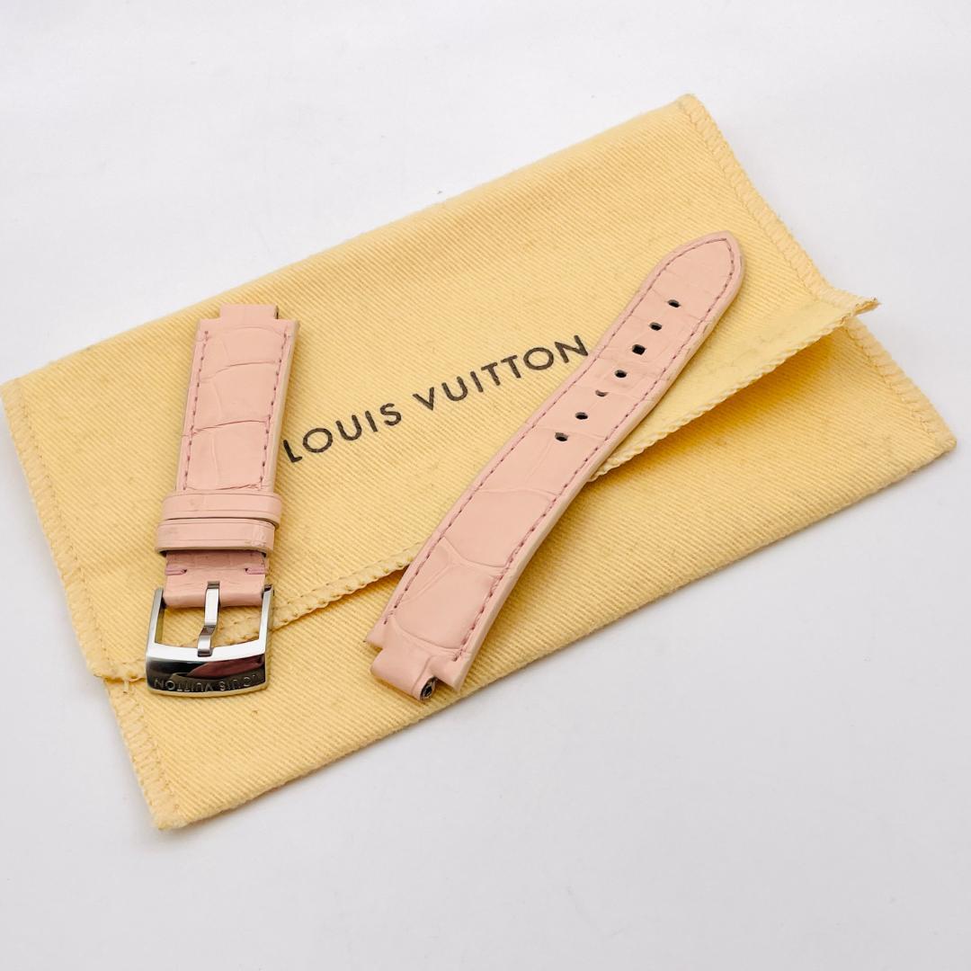 ヴィトン LOUIS VUITTON 腕時計用ベルト タンブール アリゲーター