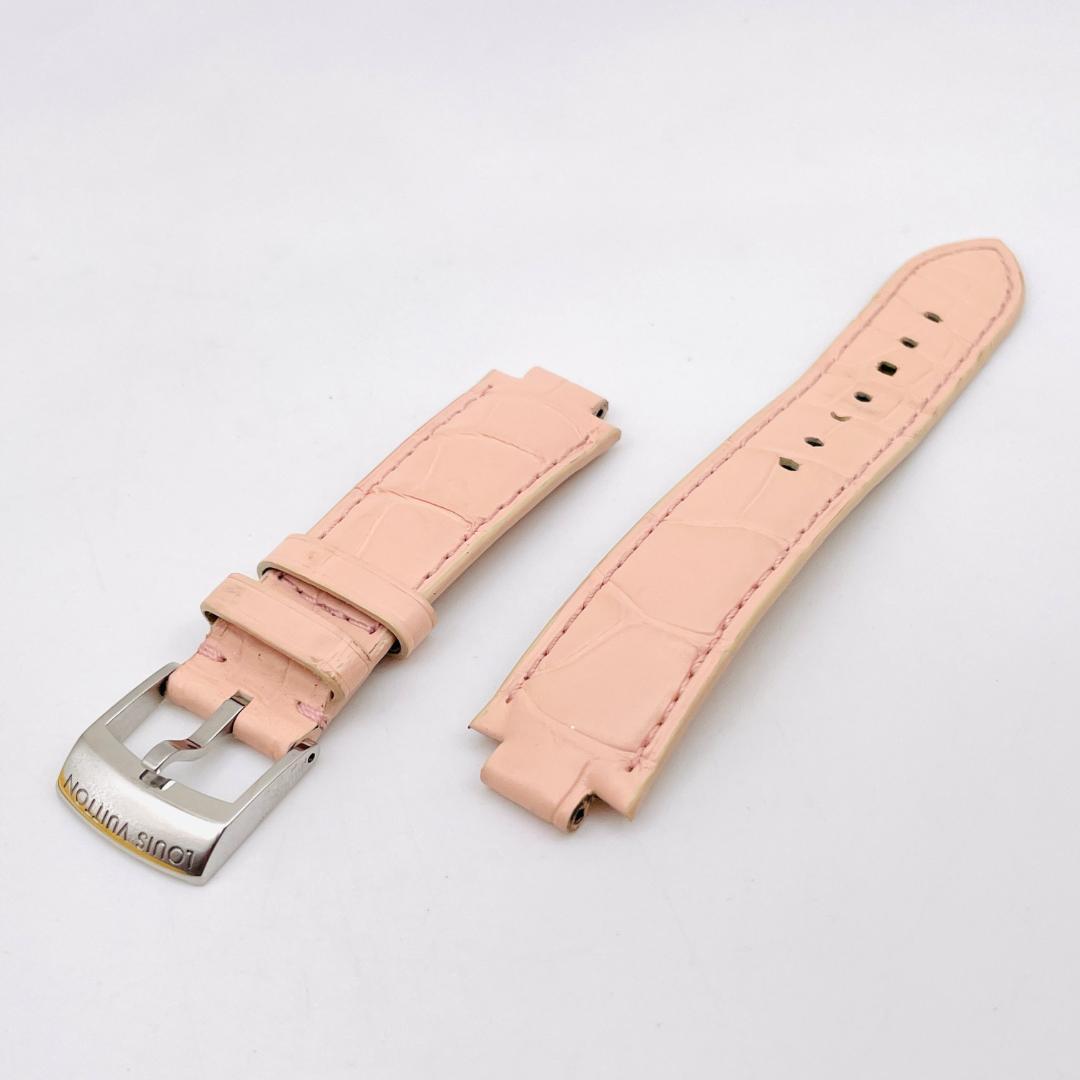 ヴィトン LOUIS VUITTON 腕時計用ベルト タンブール アリゲーター