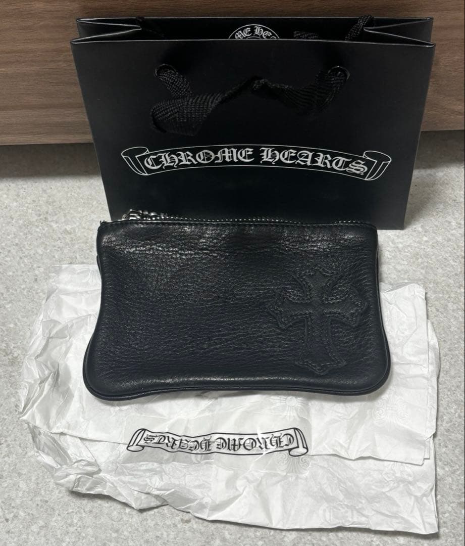 クロムハーツ チェンジパースクロスパッチダガークロス ケース カードケース