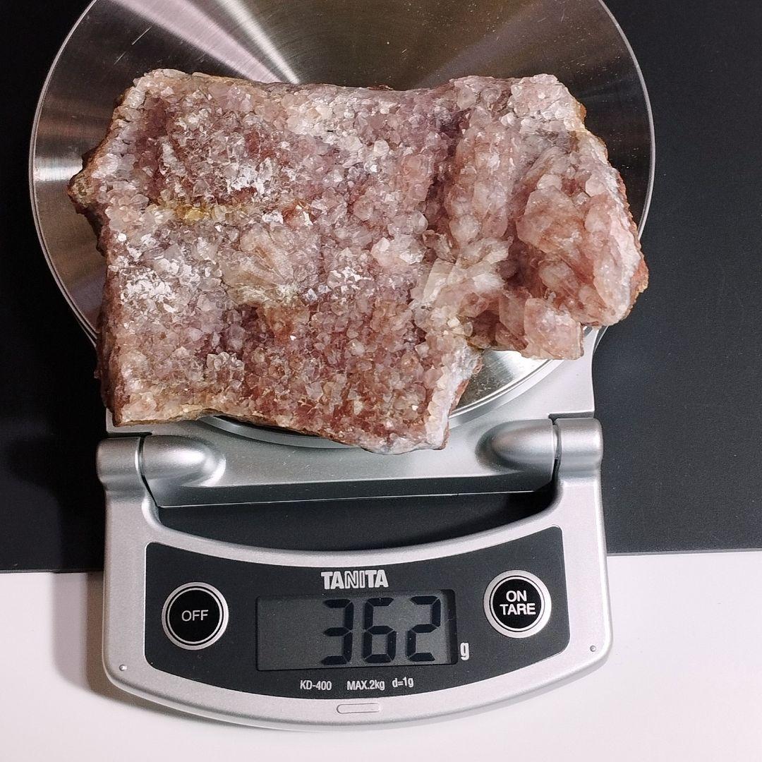 ⑧ピンクアメジスト 原石 クラスター フラワーアメジスト カテドラル