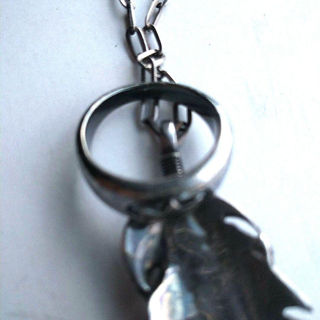 SILVER925 ペンダント　セット　ターコイズリーフ 本スコーピオン