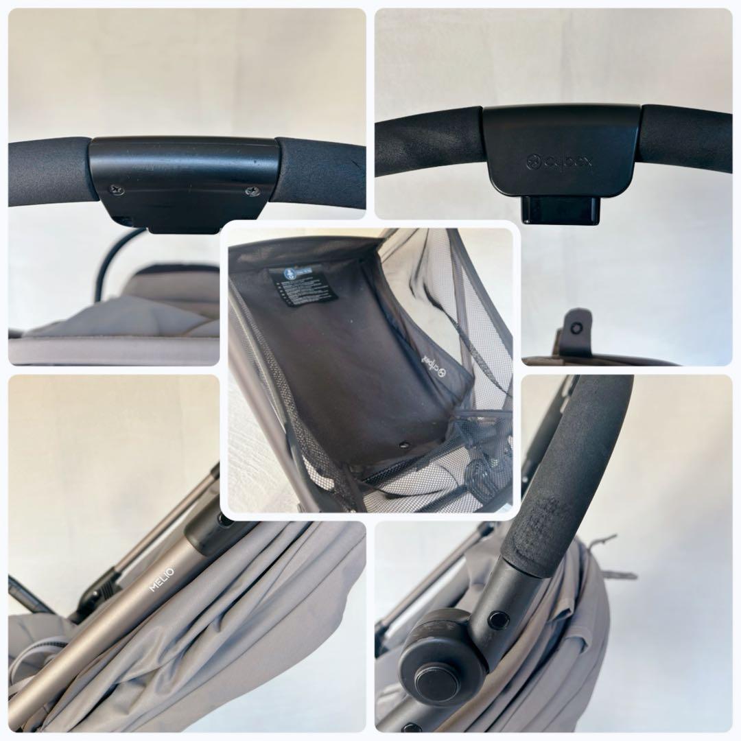 良品✨️　サイベックス　ベビーカー　メリオ　カーボン　軽量　両対面 グレー
