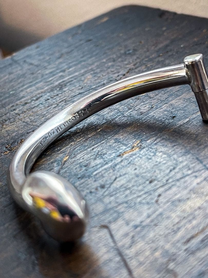 メキシカンジュエリー MEXICO 925 ハート バングル