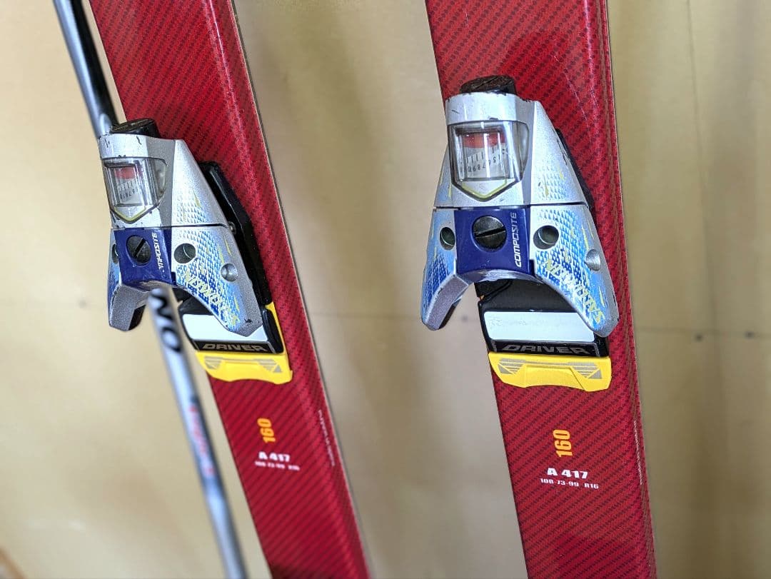 Fischer S110 160サイズ スキー杖 ストック ポール セット